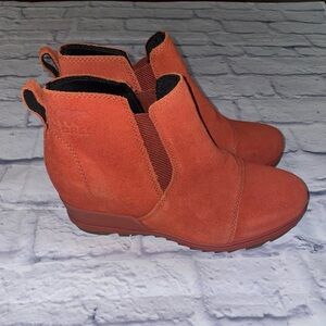 Sorel Evie Pull On Wedge Bootie